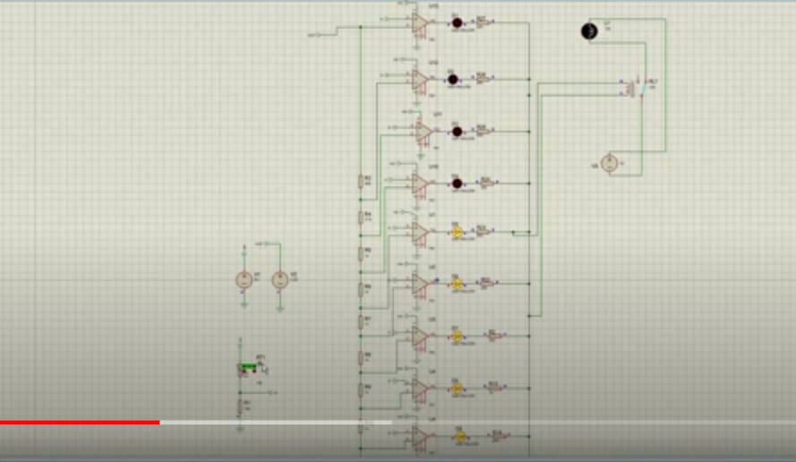 Proteus Simulation of Circuit